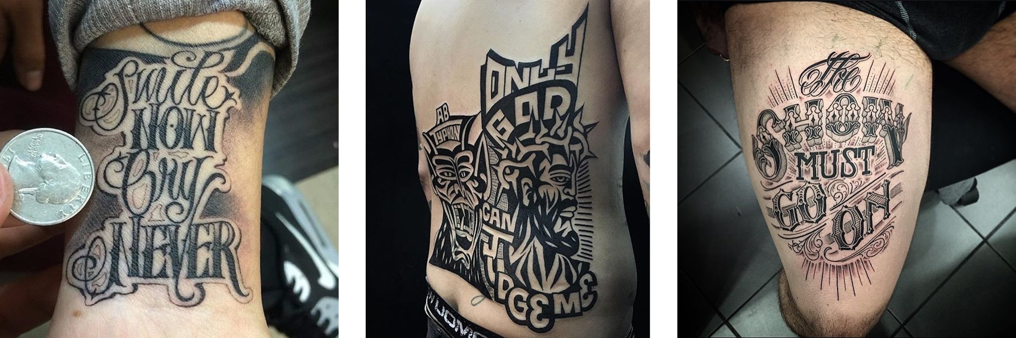 Lettering Tattoo, LTR: Bogus Tattoo, luxiano_street_classic, ttering Tattoo by Pierr Oked